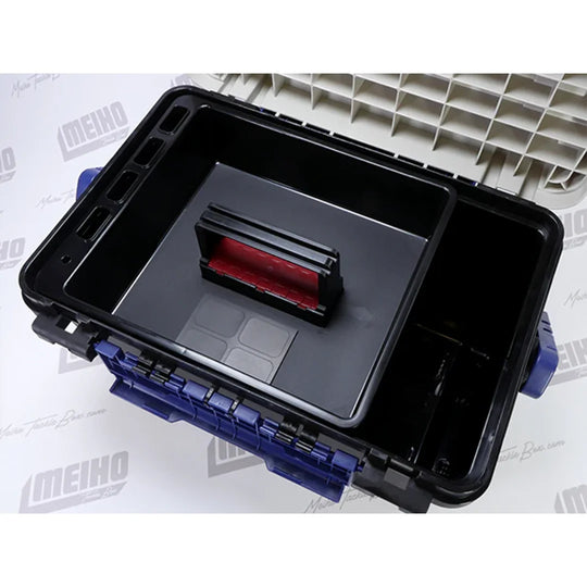 Meiho Bucket Mouth 9000 Tackle Box Orca