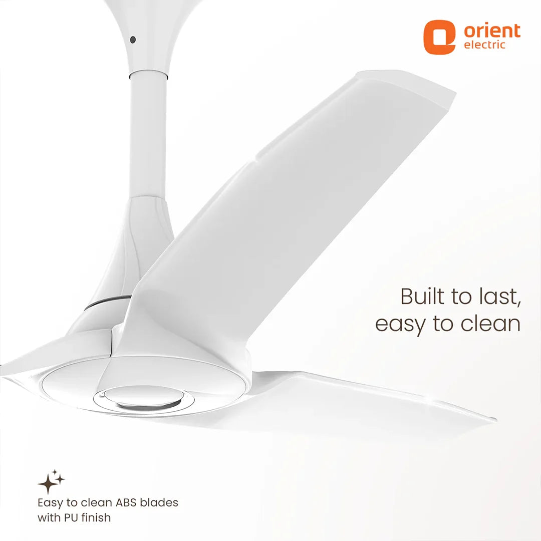 Orient AeroStorm ceiling fan white 48 inch