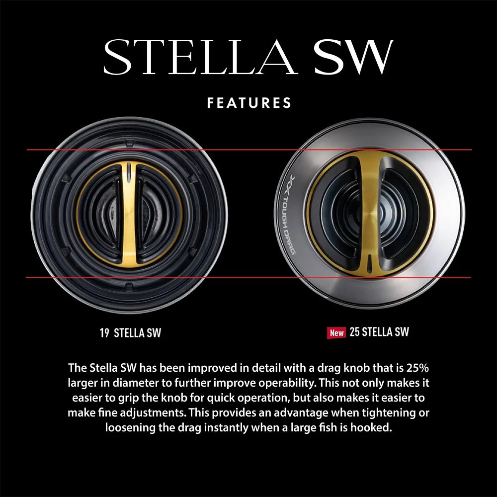 Shimano 25 Stella SW-D 14000XG fishing reel