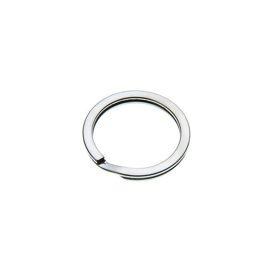 Atoll Flatted Split Ring Nickel #9-6pcs/Pk