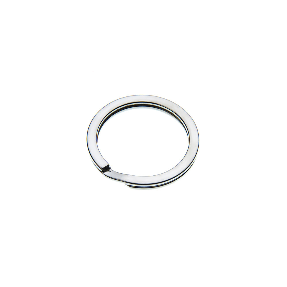 Atoll Flatted Split Ring Nickel #4-12pcs/Pk