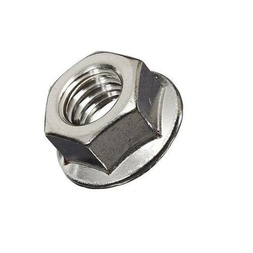 SS304 Hexagon Flange Nuts 8mm