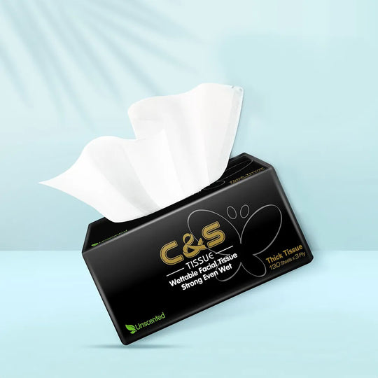 C&S Facial tissue 130 sheets x 3 ply TR001-18X