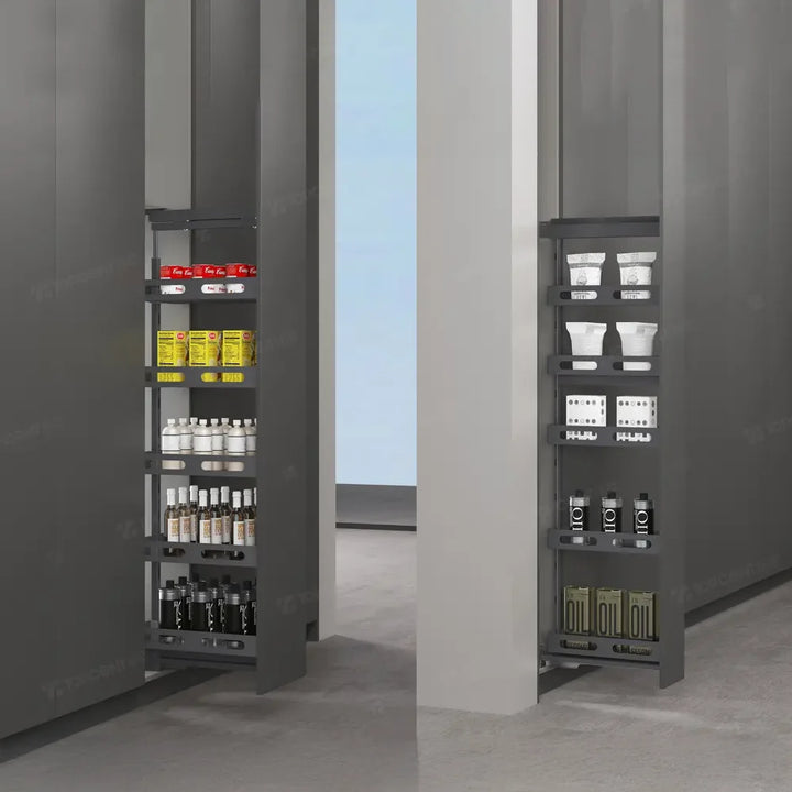 Topcent Tall Unit 300MM BK.7731 - 4 layers