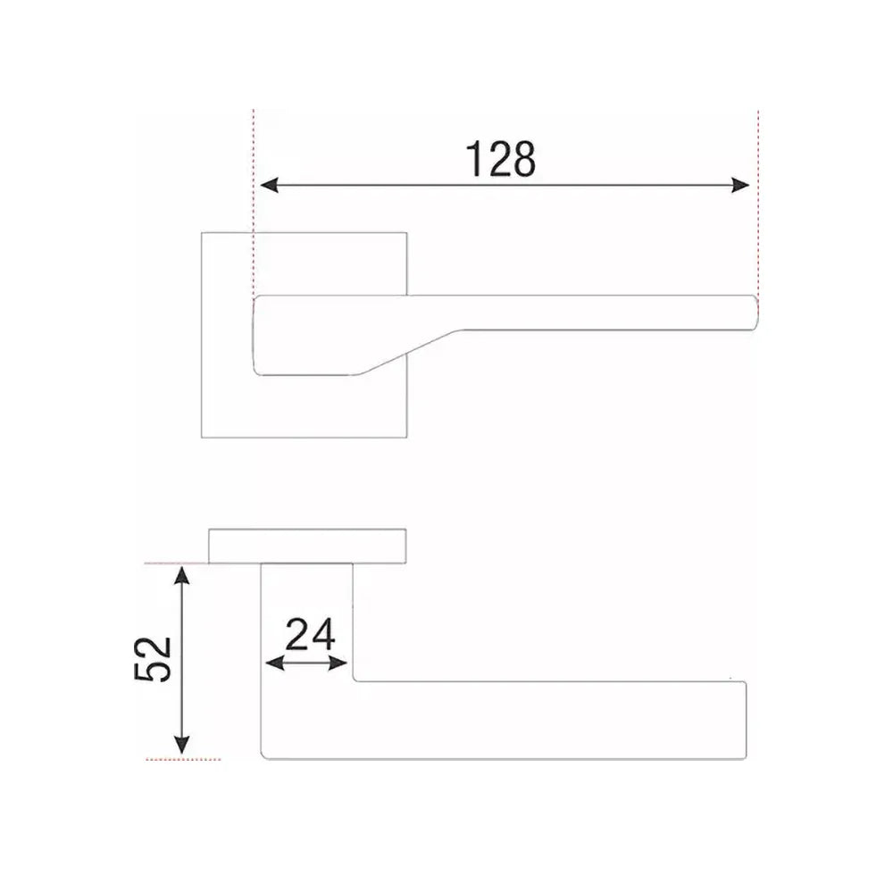 Yale Lever Handle SS YPSL-126