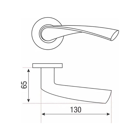 Yale Lever Handle US32D YSL-010SSS