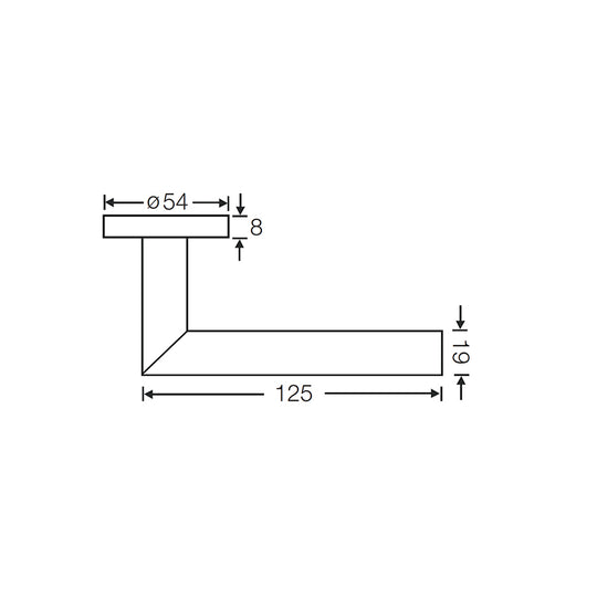 Yale Tubular Lever Handle YTL-060