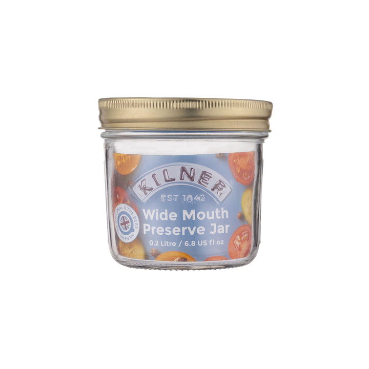 Kilner Wide Mouth Preserve Jar 0.2 Litre