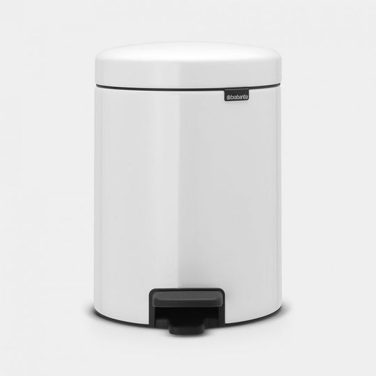 Brabantia Pedal Bin Newicon White 5lt