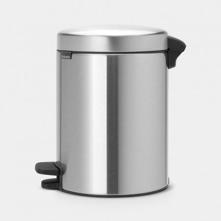 Brabantia NewIcon Pedal Bin, 5L Matt Steel Fingerprint Proof