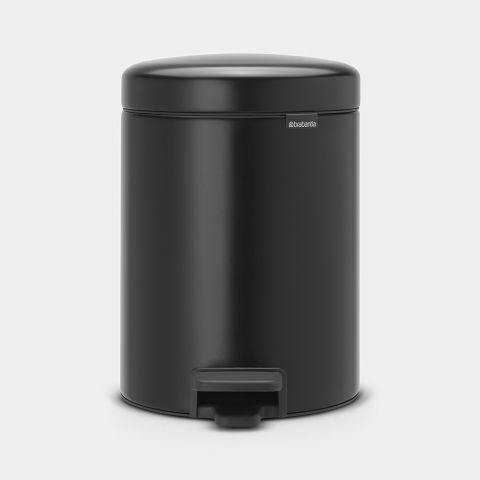 Brabantia Pedal Bin Newicon Matt Black 5lt