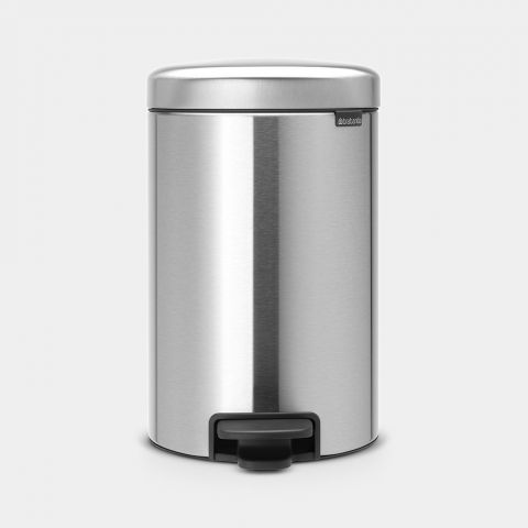 Brabantia NewIcon Pedal Bin, 12L Matt Steel 113604