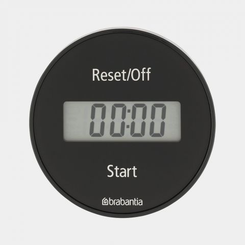 Brabantia Tasty+ Magnetic Kitchen Timer Dark Grey 121968