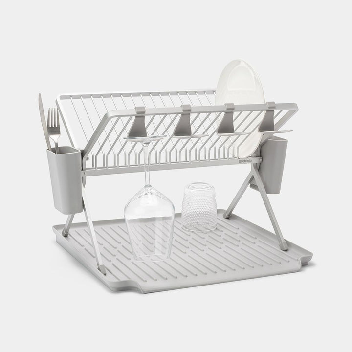 Brabantia SinkSide Foldable Dish Rack, Large Mid Grey 139369