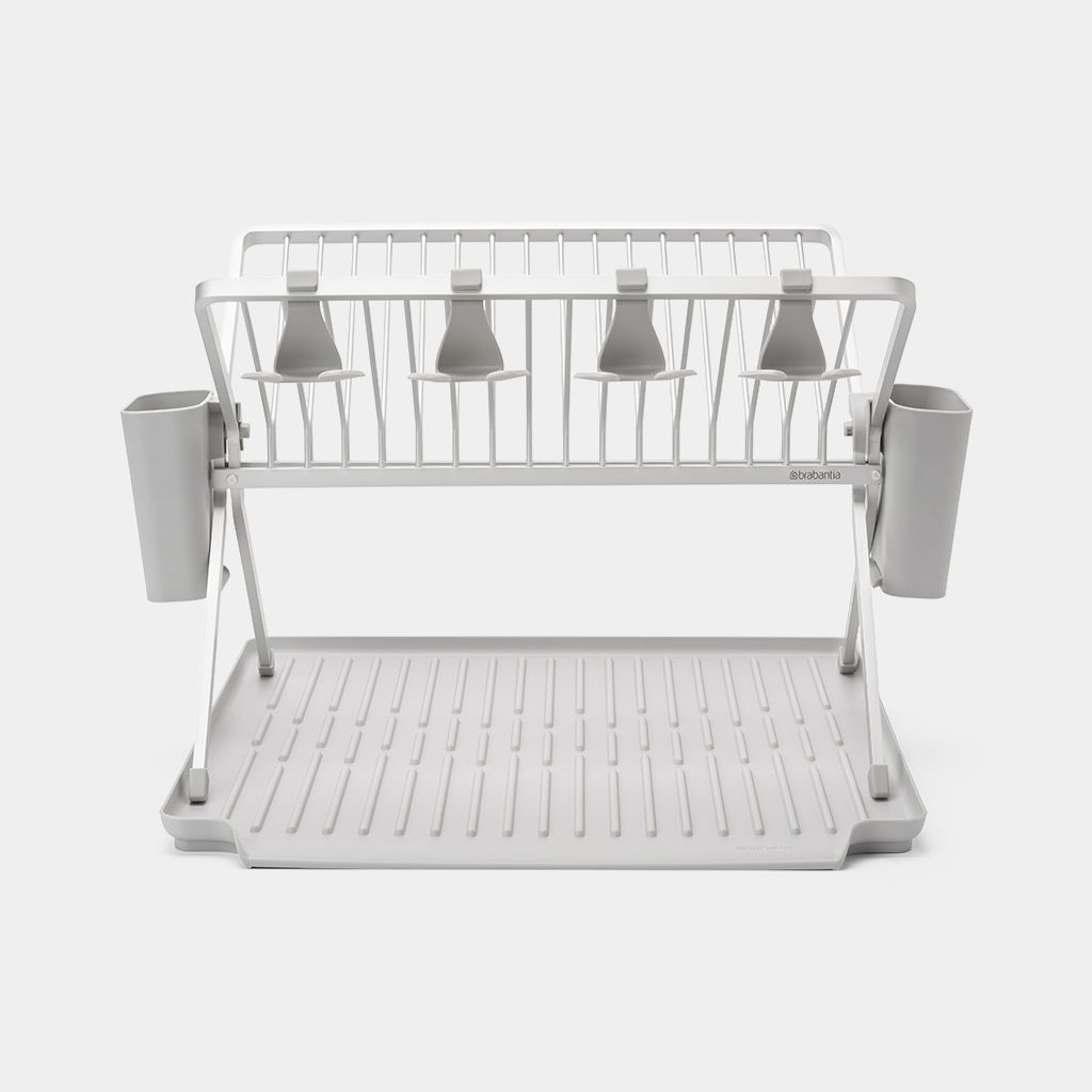 Brabantia SinkSide Foldable Dish Rack, Large Mid Grey 139369