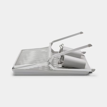 Brabantia SinkSide Foldable Dish Rack, Large Mid Grey 139369