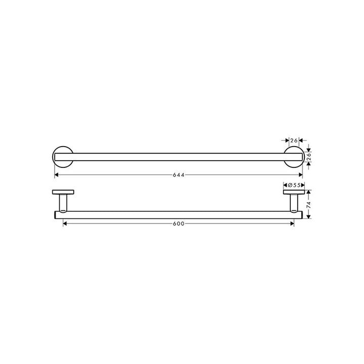 Logis Universal Bath Towel Rail
