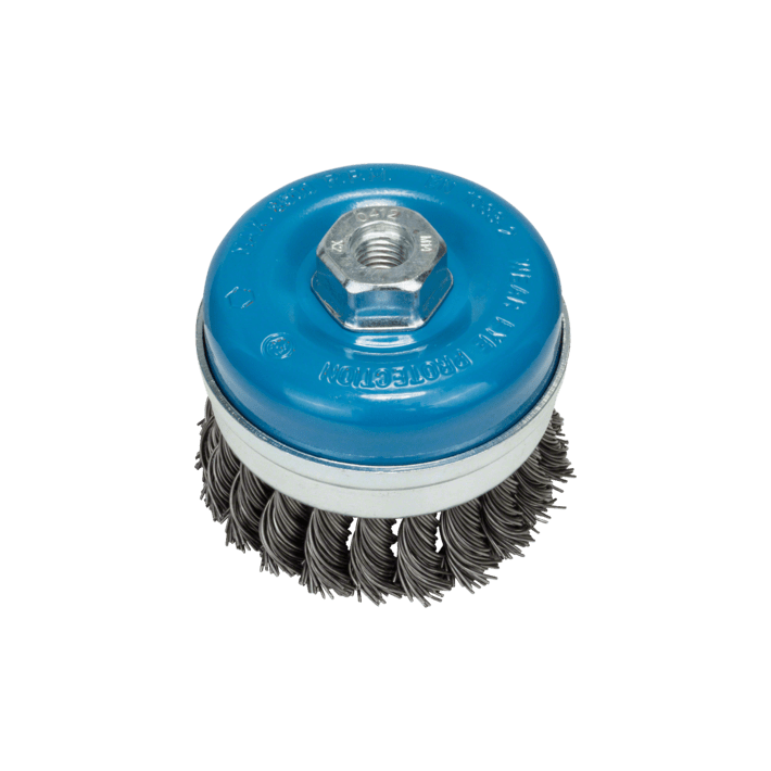 Bosch Cup Brush, Knotted M14 x 70mm For Angle Grinder