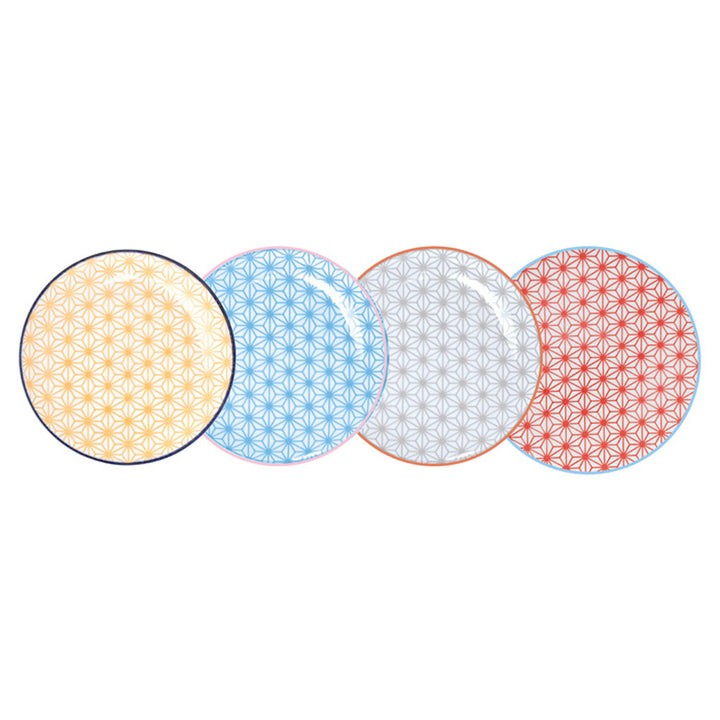 TDS Star/Wave Plate 16x2cm Assorted 4pcs 17984