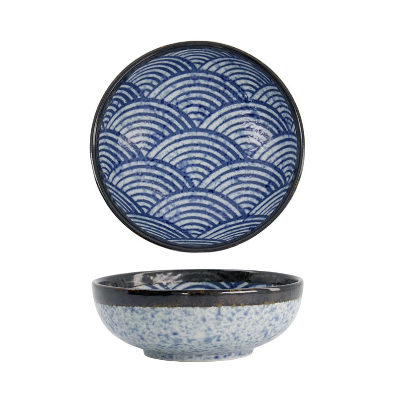 TDS Aisai Seigaiha Bowl 15.3x5.5cm 550ml 18686