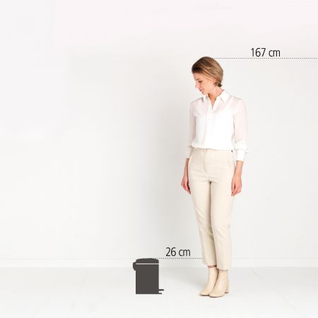 Brabantia Pedal Bin Newicon Platinum 3lt