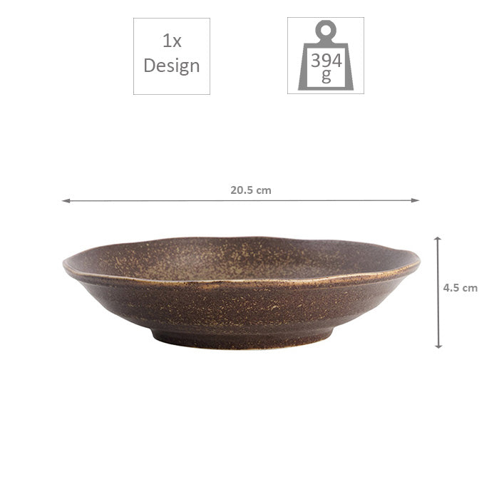 TDS Iga Matte Bowl 20.5x4.5cm 20324