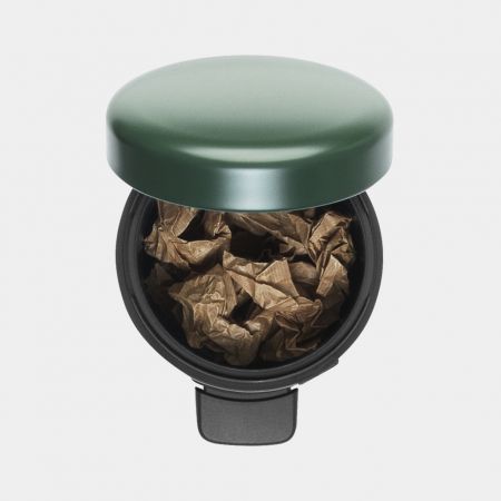 Brabantia NewIcon Pedal Bin, 3L Pine Green 304002
