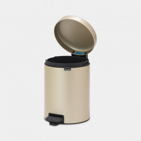 Brabantia NewIcon Pedal Bin, 5L Metallic Gold 304422