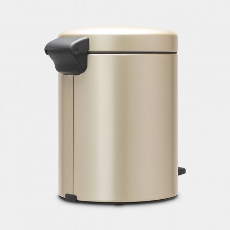 Brabantia NewIcon Pedal Bin, 5L Metallic Gold 304422