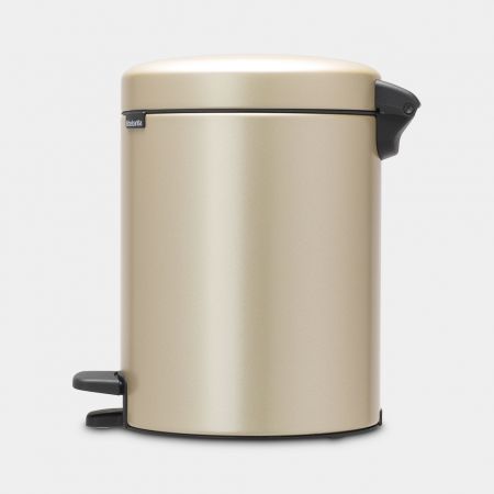 Brabantia NewIcon Pedal Bin, 5L Metallic Gold 304422