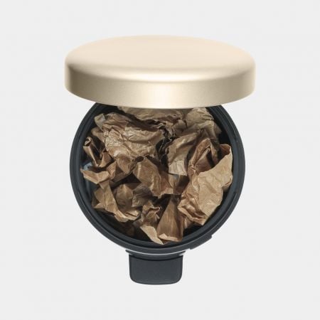 Brabantia NewIcon Pedal Bin, 5L Metallic Gold 304422