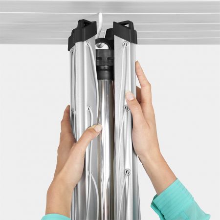 Brabantia - Topspinner 40mtr W/Ø 45 Concrete Anchor Silver