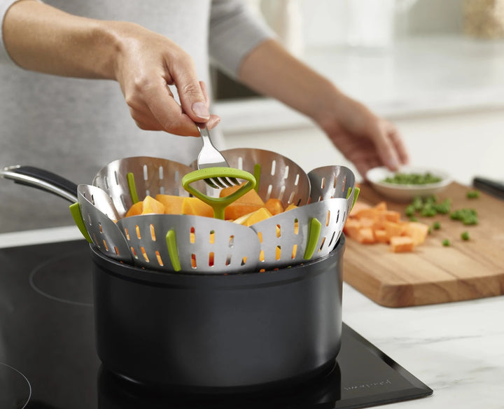Joseph Joseph Bloom™ Steel Folding Steamer Basket