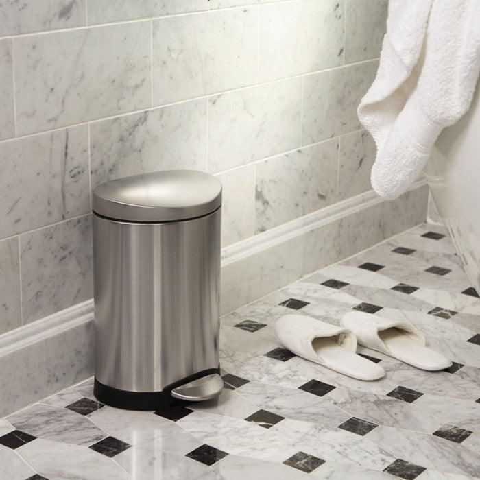 Simplehuman Semi Round Pedal Bin Stainless Steel 6L
