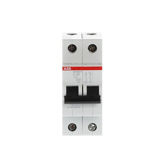 ABB MCB SH202T C 20A 2P
