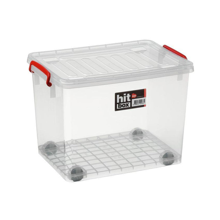 Bora Plastic Storage Box With Wheel 31.8L 280