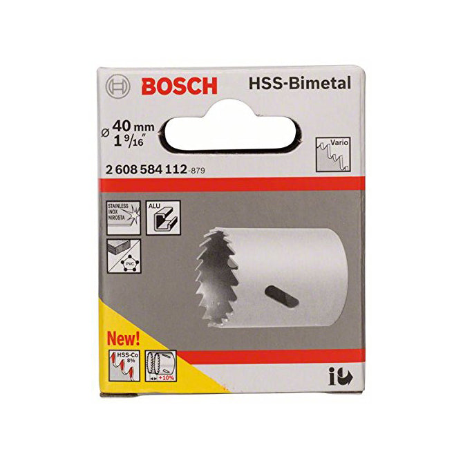 Bosch 40mm HSS Bi-Metal Hole Saw - 2608584112