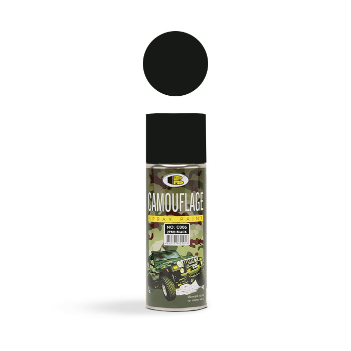 Bosny Spray Paint Camouflage Zero Black C006