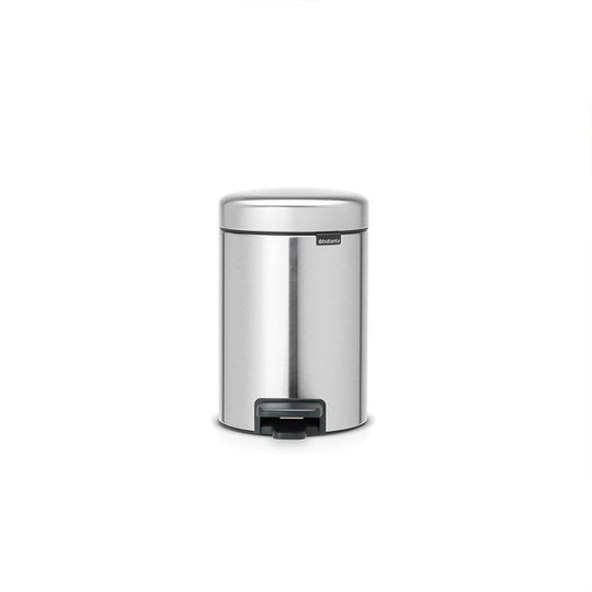 Brabantia Pedal Bin Newicon Matt Steel Fingerprint Proof 12l