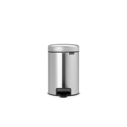 Brabantia Pedal Bin Newicon Brilliant Steel 3lt