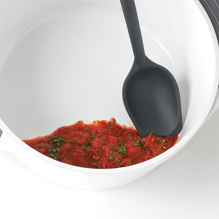 Tasty+ Serving Spoon Plus Scraper Grape Red
