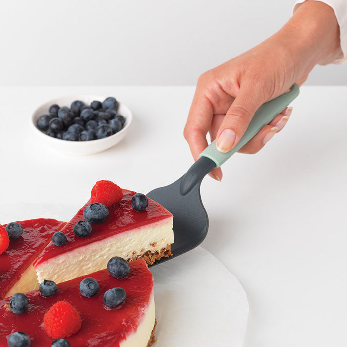Tasty+ Cake Server Plus Cutting Edge Jade Green