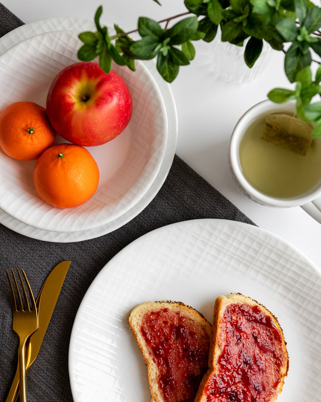 Corelle Linen Weave 21.6cm Lunch Plate 1135340