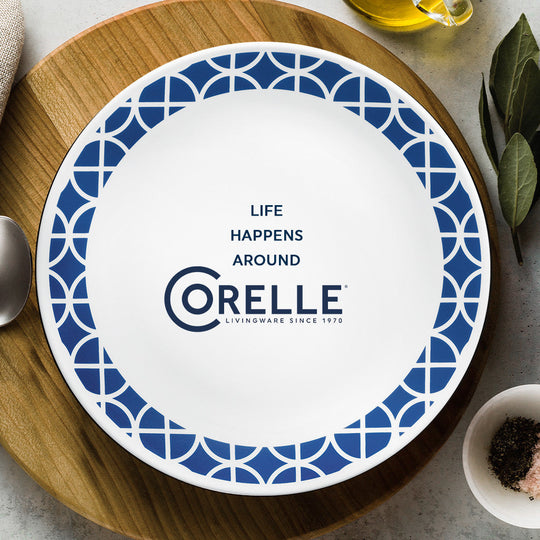 Corelle Cobalt Circles Dinnerware 12pcs Set 1147159