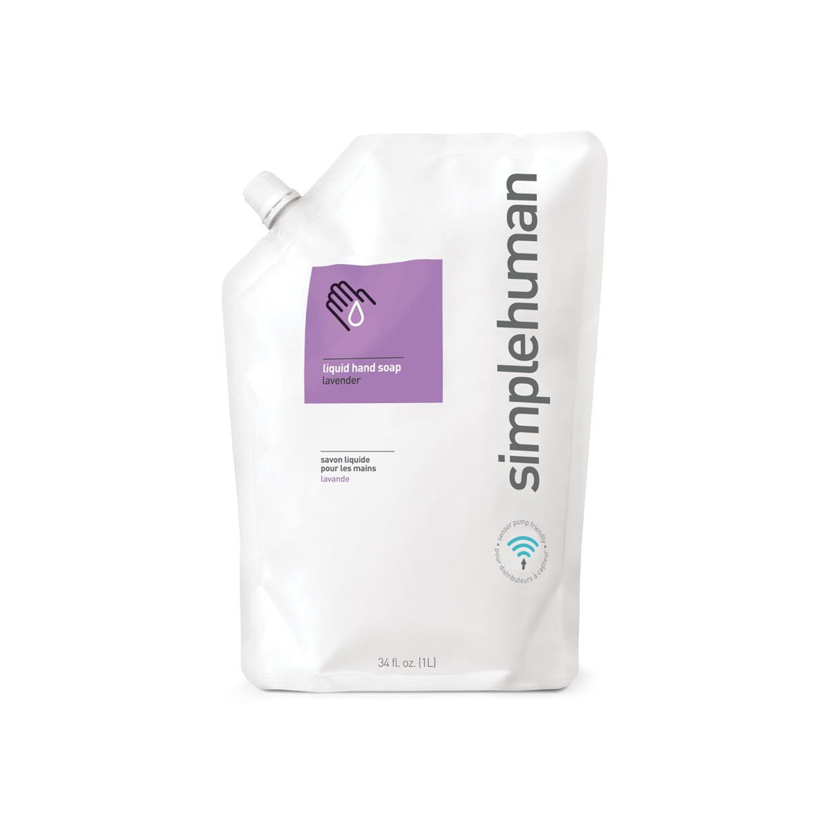Simplehuman Liquid Hand Soap Refill Pouch Lavender 1Ltr