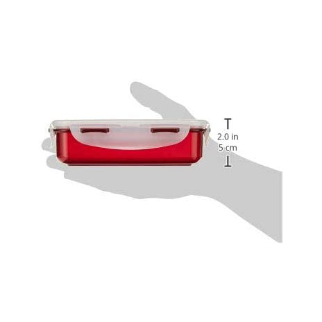 Lunch Box 180x100x115mm Red
