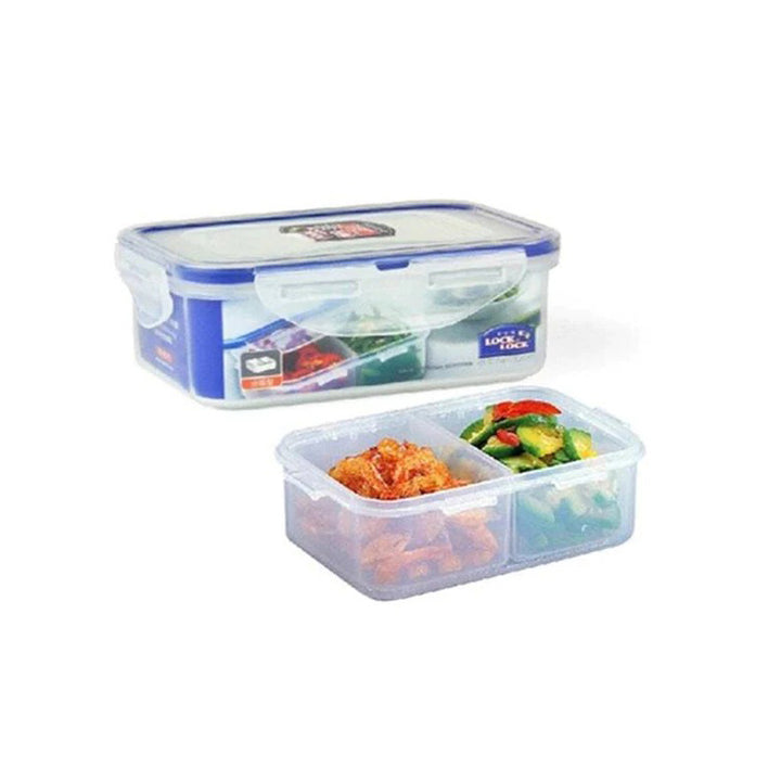 Lock &amp; Lock Classic Rectangular 460ml With Divider HPL814C Food Container