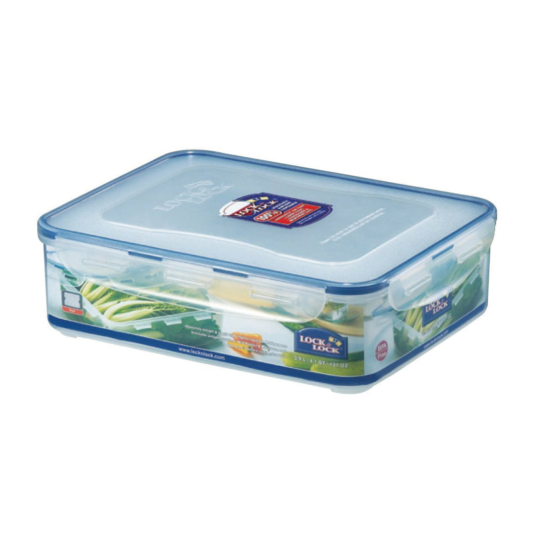Lock & Lock Classic Rectangular 3.9Ltr With Tray HPL834 Food Container