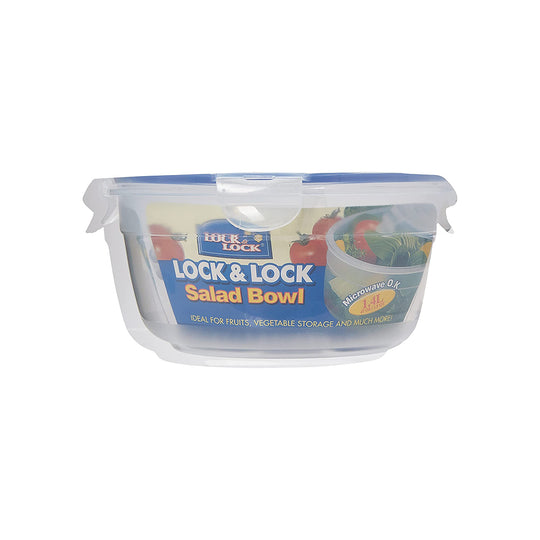 Lock & Lock Nestable Round Salad Bowl 1.4Ltr HSM945