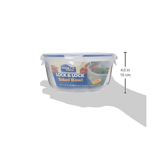 Lock &amp; Lock Nestable Round Salad Bowl 1.4Ltr HSM945